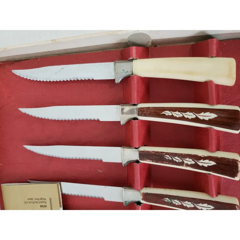 Vintage Sheffield England Regent Cutlery Set Stainless Steel 16 Pcs